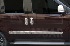 Fiat Doblo Krom Yan Kapı Çıtası 4 Parça 2010 ve Sonrası