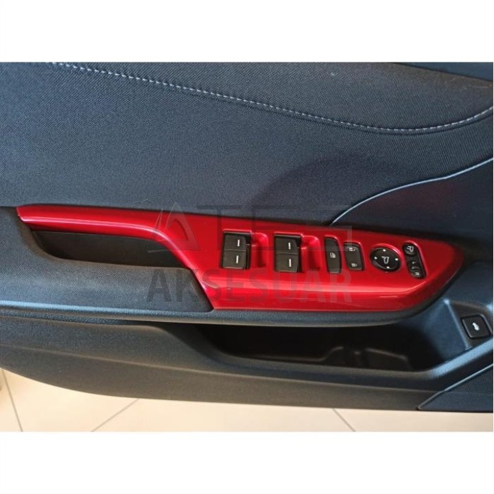 HONDA CIVIC FC5 2016-2020 KAPI KOLÇAK KAPLAMA- KIRMIZI