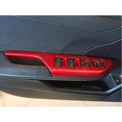 HONDA CIVIC FC5 2016-2020 KAPI KOLÇAK KAPLAMA- KIRMIZI