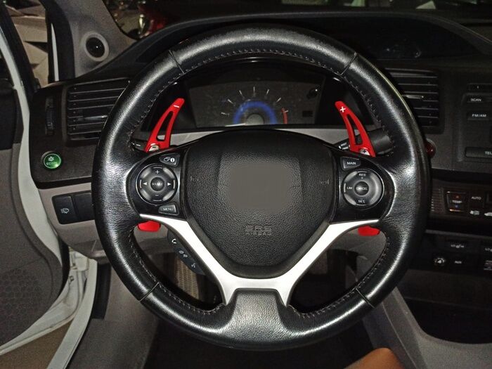 CIVIC FB7 2012-2015 IÇIN UYUMLU  PADDLE SHIFT (F1 VITES KULAKCIK)  KIRMIZI