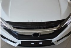 HONDA CIVIC FC5 2016-2020 ÖN PANJUR UST KAPLAMA KARBON