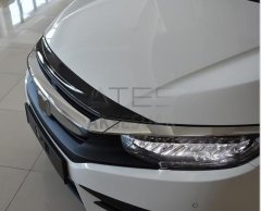 HONDA CIVIC FC5 2016-2020 ÖN PANJUR UST KAPLAMA KARBON