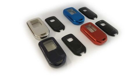 CIVIC FC5-FK7 IÇIN UYUMLU  PLASTIK ANAHTAR KILIFI SIYAH KAPAKLI (KEYLESS GO MODELLER IÇIN)