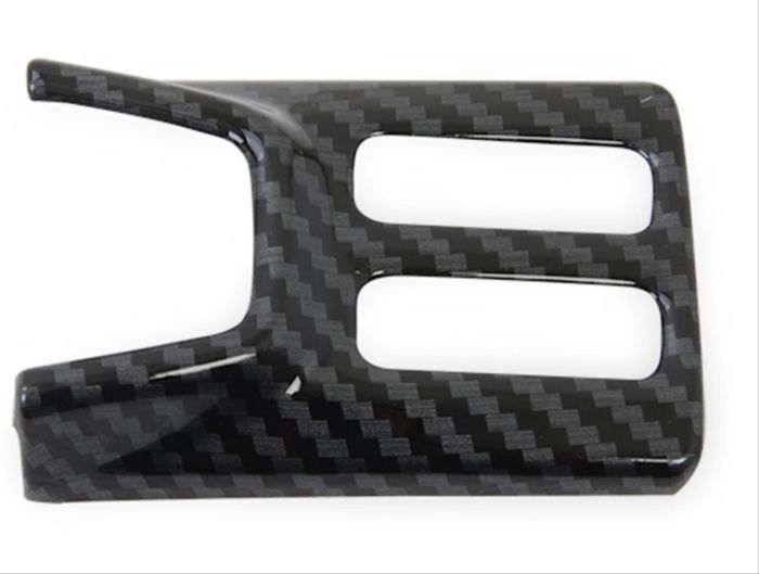 FOCUS IÇIN UYUMLU 2019+ IKAZ DÜGME KAPLAMA -KARBON(ABS)