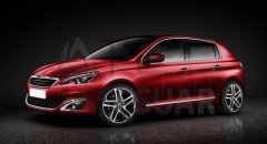 Peugeot 308 Kapı Koruma Çıtası Krom 2014-2021