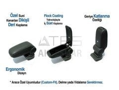 Fiat Grande Punto Siyah Kol Dayama - Kolçak 2005-2018 Arası