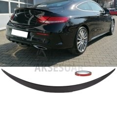 MERCEDES W205 C COUPE 2015-2018 SPOILER PIANO BLACK