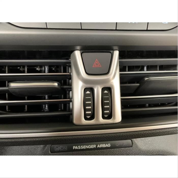 FOCUS IÇIN UYUMLU 2019+ IKAZ DÜGME KAPLAMA SILVER (ABS)