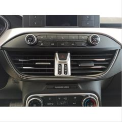 FOCUS IÇIN UYUMLU 2019+ IKAZ DÜGME KAPLAMA SILVER (ABS)