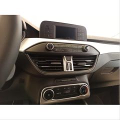 FOCUS IÇIN UYUMLU 2019+ IKAZ DÜGME KAPLAMA SILVER (ABS)