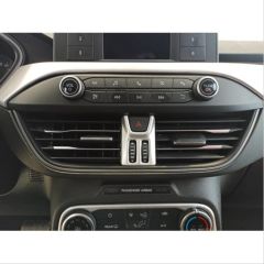 FOCUS IÇIN UYUMLU 2019+ IKAZ DÜGME KAPLAMA SILVER (ABS)