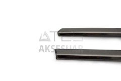 Fiat Egea HB/Sedan Siyah Krom Cam Çıtası 4 Parça 2015 ve Sonrası