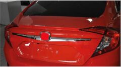 CIVIC FC5 2016-2020 IÇIN UYUMLU BAGAJ ARMA ÇITASI NIKELAJ