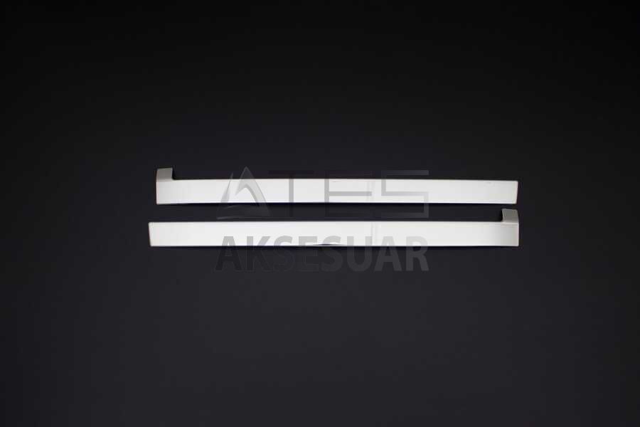 Ford Courier Krom Sürgülü Kapı Çıtası 2 Parça 2014-2017 Arası