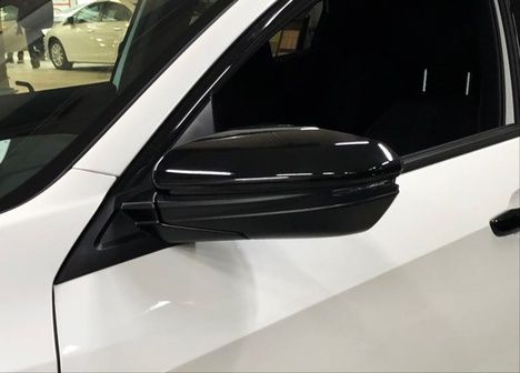 CIVIC FC5 2016-2021 IÇIN UYUMLU  AYNA KAPAGI - PIANO BLACK