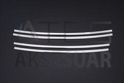 Peugeot Bipper Krom Ön Tampon Çıtası 4 Parça 2008 ve Sonrası