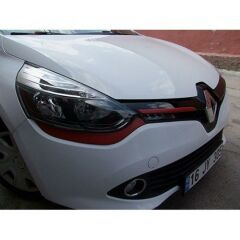 Renault Clio Ön Far Altı 2 Parça Kırmızı 2012>