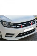 Volkswagen Caddy Ön Panjur Paslanmaz Çelik Krom 2 Parça 2015-2020
