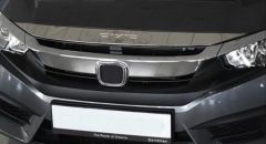 CIVIC FC5-FK7 2016-2020 IÇIN UYUMLU ÖN PANJUR ÜST KAPLAMA NIKELAJ