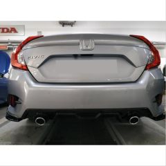 CIVIC FC5 2016-2021 IÇIN UYUMLU  DIFÜZÖR YENI MODEL MAT SIYAH