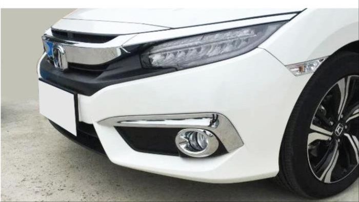 CIVIC FC5 2016-2020 IÇIN UYUMLU ÖN SIS HALKA KAPLAMA - KROM