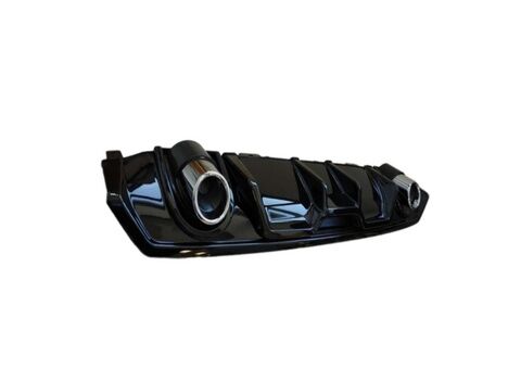 CIVIC FC5 2016-2020 IÇIN UYUMLU DIFÜZÖR ÇIFT EGZOZ PIANO BLACK