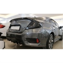 HONDA CIVIC FC5 2016-2020 DIFÜZÖR ÇIFT EGZOZ KARBON