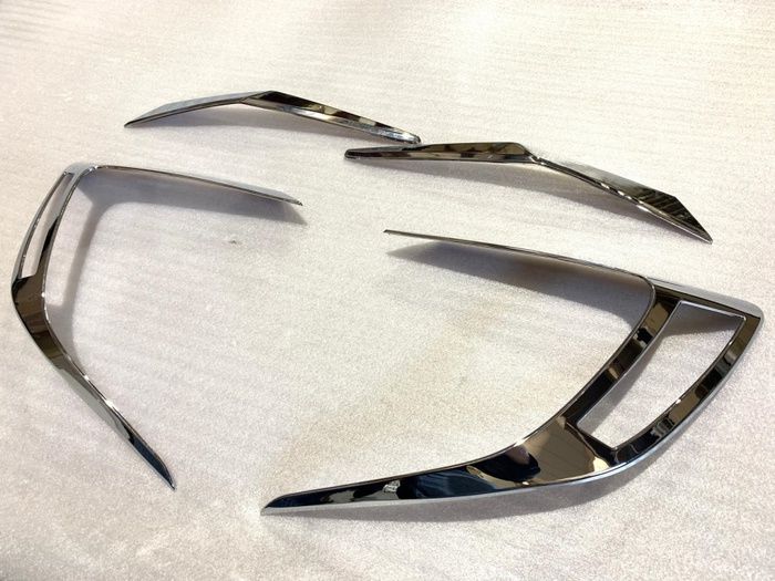 CIVIC FC5 2016-2021 IÇIN UYUMLU  ARKA STOP KAPLAMA 4 PARÇA NIKELAJ