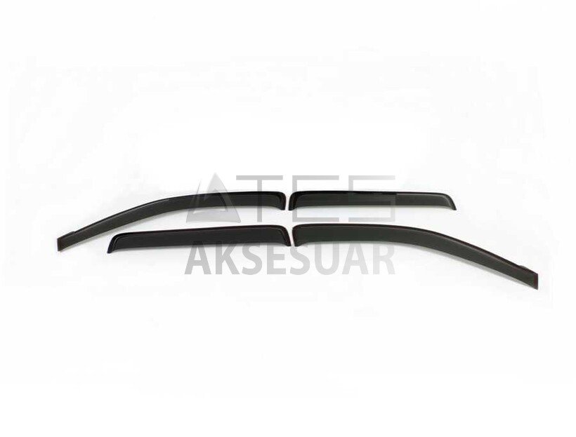 Mitsubishi L200 SunPlex Cam Rüzgarlığı 4 Parça 2016-2019 Arası