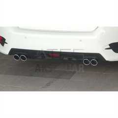 HONDA CIVIC FC5 2016-2020 4 EGZOZ DIFÜZÖR ÇIFT CIKIS BLACK