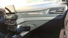 FOCUS IÇIN UYUMLU 2019+ KONSOL ÇITASI - KARBON (ABS)