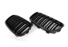 1 SERISI F20 2011-2015 IÇIN UYUMLU M BOBREK CIFT CIZGI PANJUR PIANO BLACK