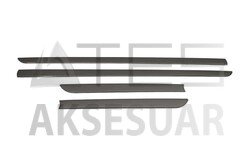 Peugeot 508 Siyah Krom Yan Kapı Çıtası 4 Parça 2010-2018 Arası