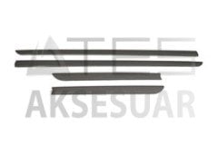 Peugeot 508 Siyah Krom Yan Kapı Çıtası 4 Parça 2010-2018 Arası