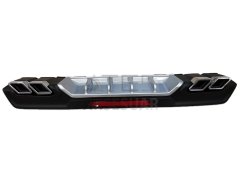 HONDA CIVIC FC5 2016-2020 DIFUZOR KARE EGZOZ SILVER