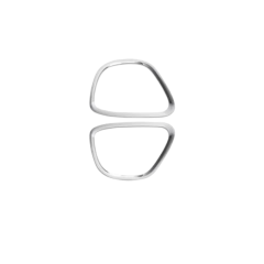 Dacia Duster 2010-2018 Sis Farı Çerçevesi Paslanmaz Çelik