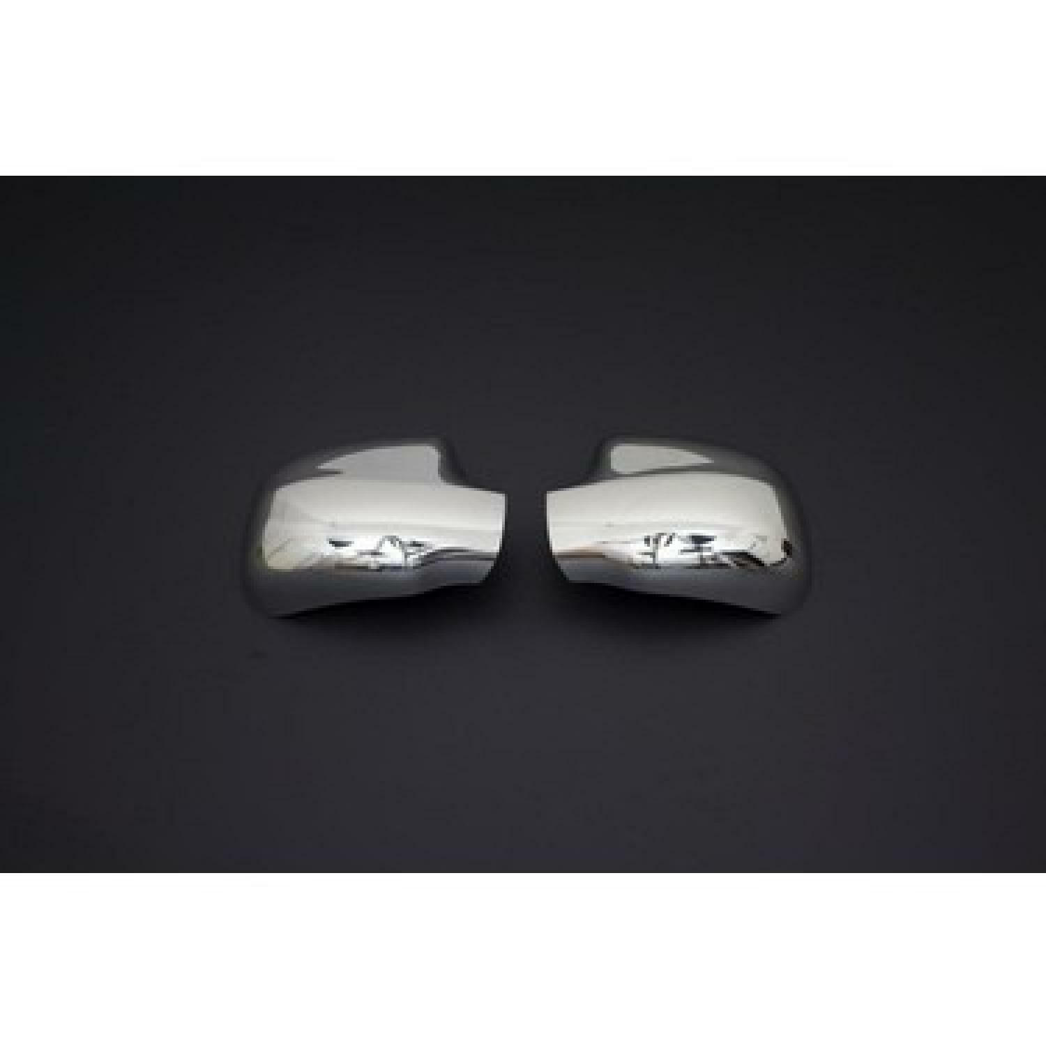 Dacia Logan Ayna Kapağı 2 Parça Paslanmaz Çelik Krom 2008-2013