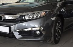 CIVIC FC5 2016-2019 IÇIN UYUMLU ÖN SIS KASI VE HALKA KAPLAMASI NIKELAJ