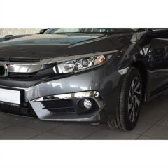 CIVIC FC5 2016-2019 IÇIN UYUMLU ÖN SIS KASI VE HALKA KAPLAMASI NIKELAJ