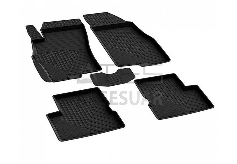 Fiat Grande Punto 4D Havuzlu Paspas Siyah 2006-2009 Arası