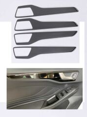 FOCUS IÇIN UYUMLU 2019+ KAPI DÖSEME KAPLAMA TITANYUM SIYAH