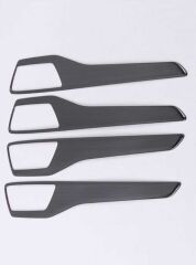 FOCUS IÇIN UYUMLU 2019+ KAPI DÖSEME KAPLAMA TITANYUM SIYAH