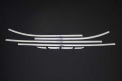 Renault Clio Cam Çıtası 8 Parça Paslanmaz Çelik 2012-