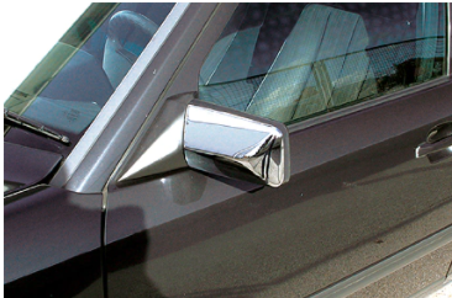 Mercedes E Class Ayna Kapak 2 Parça Paslanmaz Çelik Krom 1986-1995