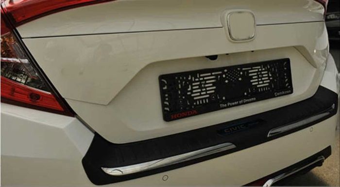 CIVIC FC5 2016-2020 IÇIN UYUMLU ARKA TAMPON KAPLAMA MAVI