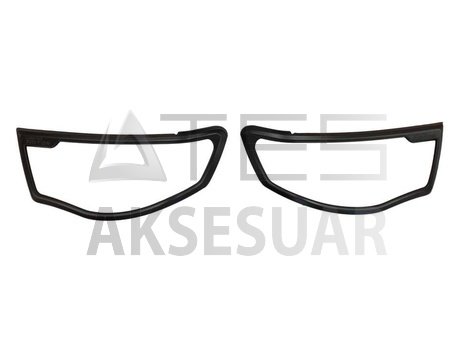 MITSUBISHI L200 2008-2011 FAR ÇERÇEVE KAPLAMA SIYAH