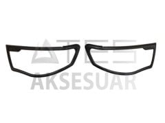 MITSUBISHI L200 2008-2011 FAR ÇERÇEVE KAPLAMA SIYAH