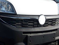 Fiat Doblo Facelift Krom Ön Panjur Çıtası 2 Parça 2014 ve Sonrası