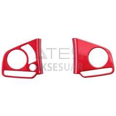 HONDA CIVIC FC5 2016-2020 DIREKSIYON KAPLAMASI 2 PARÇA - KIRMIZI