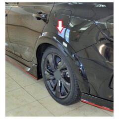 CIVIC FC5 2016-2020 IÇIN UYUMLU ARKA CAMURLUK KABARTMA (DODIK) DIZAYN A (TYPER)